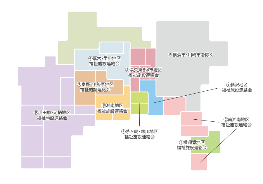 活動地区マップ